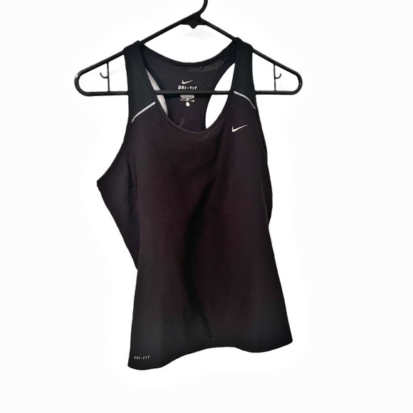 Nike Tops - Nike Black Fitted Tank Top